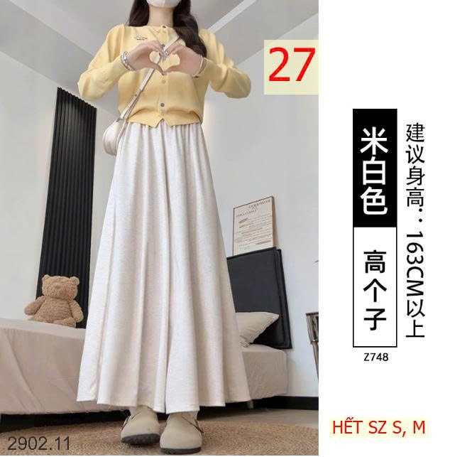 26HA2902.11 - QUẦN YAMAMOTO ỐNG RỘNG CHO NỮ