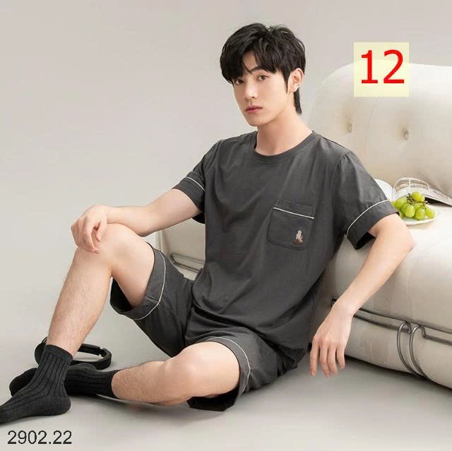26HA2902.22 - BỘ MẶC NHÀ COTTON NAM