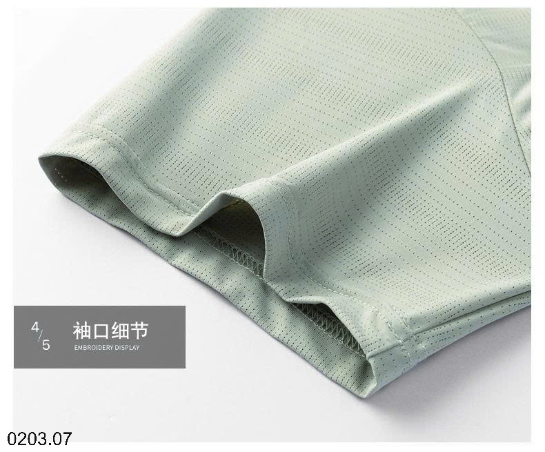 26HA0203.07 - BỘ POLO LỤA BĂNG TRUNG NIÊN