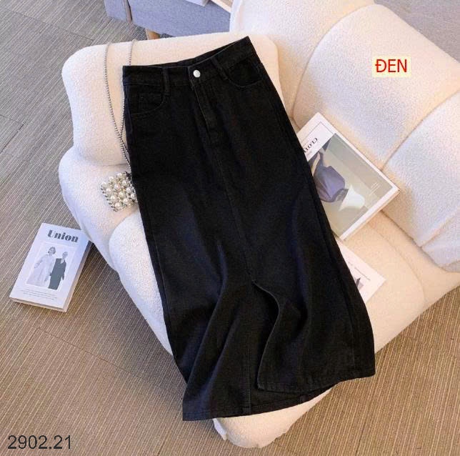 26HA2902.21 - CHÂN VÁY JEAN BASIC