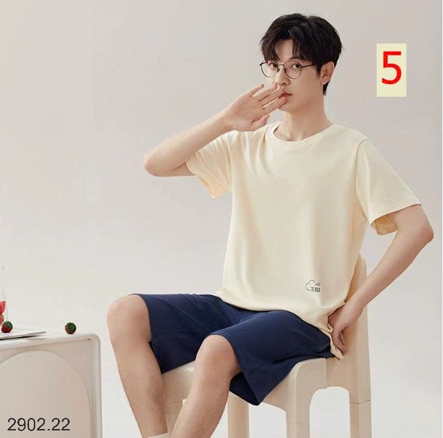 26HA2902.22 - BỘ MẶC NHÀ COTTON NAM