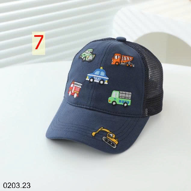 26HA0203.23 - MŨ LƯỜI TRAI HÌNH OTO CHO BÉ TRAI