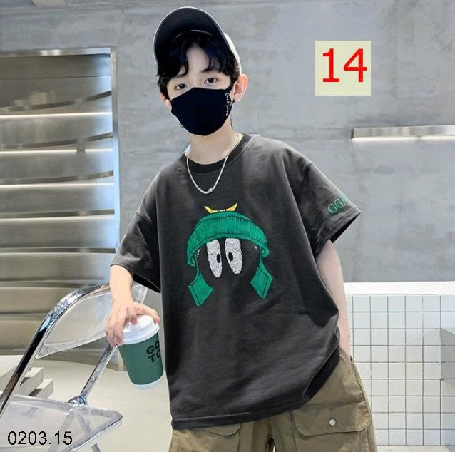 26HA0203.15 - SET 2 ÁO COTTON BÉ TRAI SIZE ĐẠI