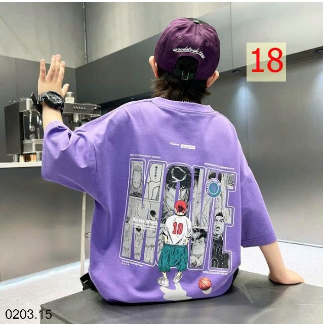 26HA0203.15 - SET 2 ÁO COTTON BÉ TRAI SIZE ĐẠI