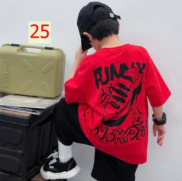 26HA0203.15 - SET 2 ÁO COTTON BÉ TRAI SIZE ĐẠI