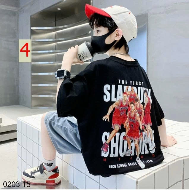26HA0203.15 - SET 2 ÁO COTTON BÉ TRAI SIZE ĐẠI