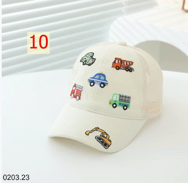 26HA0203.23 - MŨ LƯỜI TRAI HÌNH OTO CHO BÉ TRAI