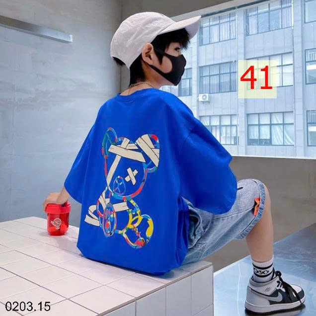 26HA0203.15 - SET 2 ÁO COTTON BÉ TRAI SIZE ĐẠI