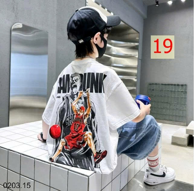 26HA0203.15 - SET 2 ÁO COTTON BÉ TRAI SIZE ĐẠI