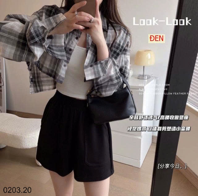 26HA0203.20 - QUẦN SHORT NỮ HÃNG BU XIAOJIU