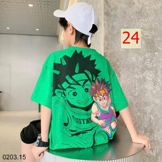 26HA0203.15 - SET 2 ÁO COTTON BÉ TRAI SIZE ĐẠI