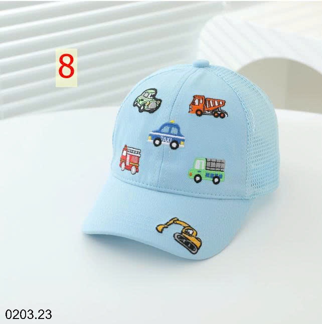26HA0203.23 - MŨ LƯỜI TRAI HÌNH OTO CHO BÉ TRAI