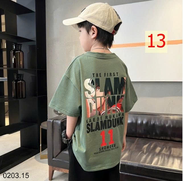 26HA0203.15 - SET 2 ÁO COTTON BÉ TRAI SIZE ĐẠI