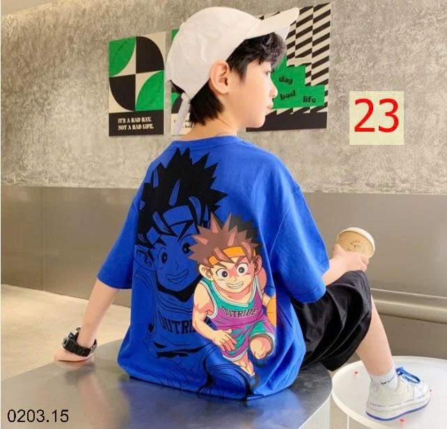 26HA0203.15 - SET 2 ÁO COTTON BÉ TRAI SIZE ĐẠI