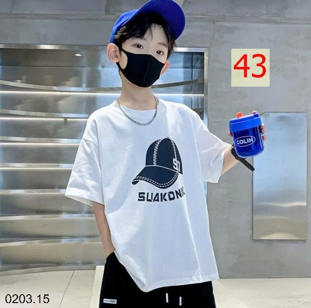26HA0203.15 - SET 2 ÁO COTTON BÉ TRAI SIZE ĐẠI