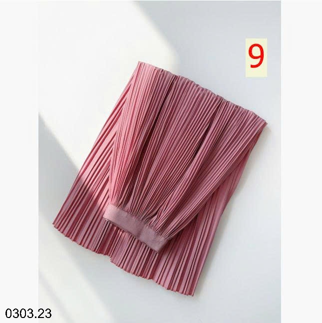 26HA0303.23 - CHÂN VÁY MIDI XẾP LY ANNA