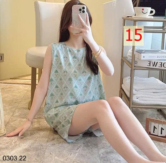 26HA0303.22 - BỘ LANH LỤA CỘC BA LỖ CHO NỮ