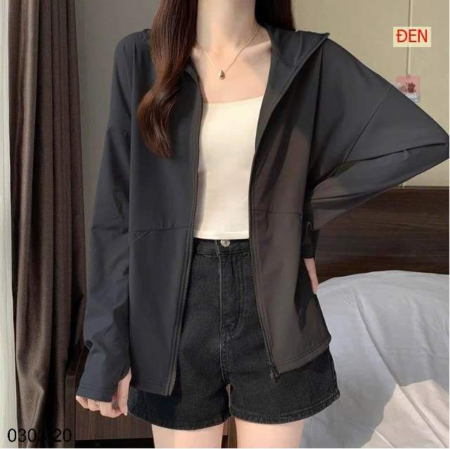 26HA0303.20 - ÁO CHỐNG NẮNG LỤA BĂNG NỮ