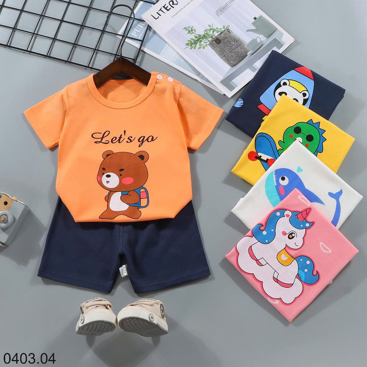 26HA0403.04 - BỘ CỘC TAY HOẠT HÌNH