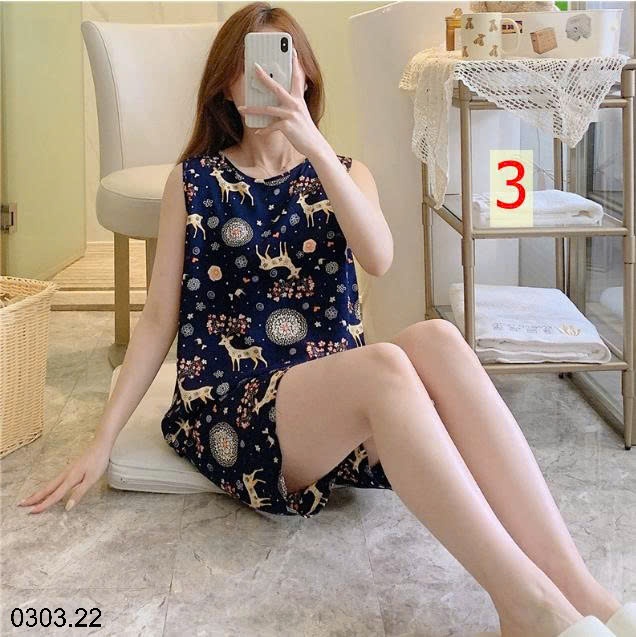 26HA0303.22 - BỘ LANH LỤA CỘC BA LỖ CHO NỮ