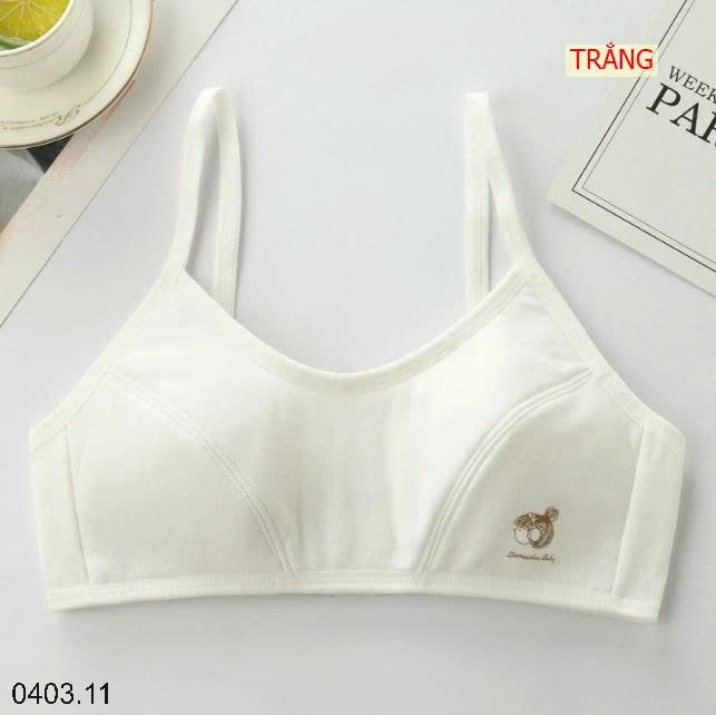 26HA0403.11 - ÁO BRA QUAI GÀI NÚT CHO BÉ GÁI LỚN