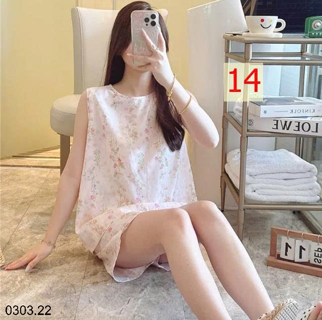 26HA0303.22 - BỘ LANH LỤA CỘC BA LỖ CHO NỮ