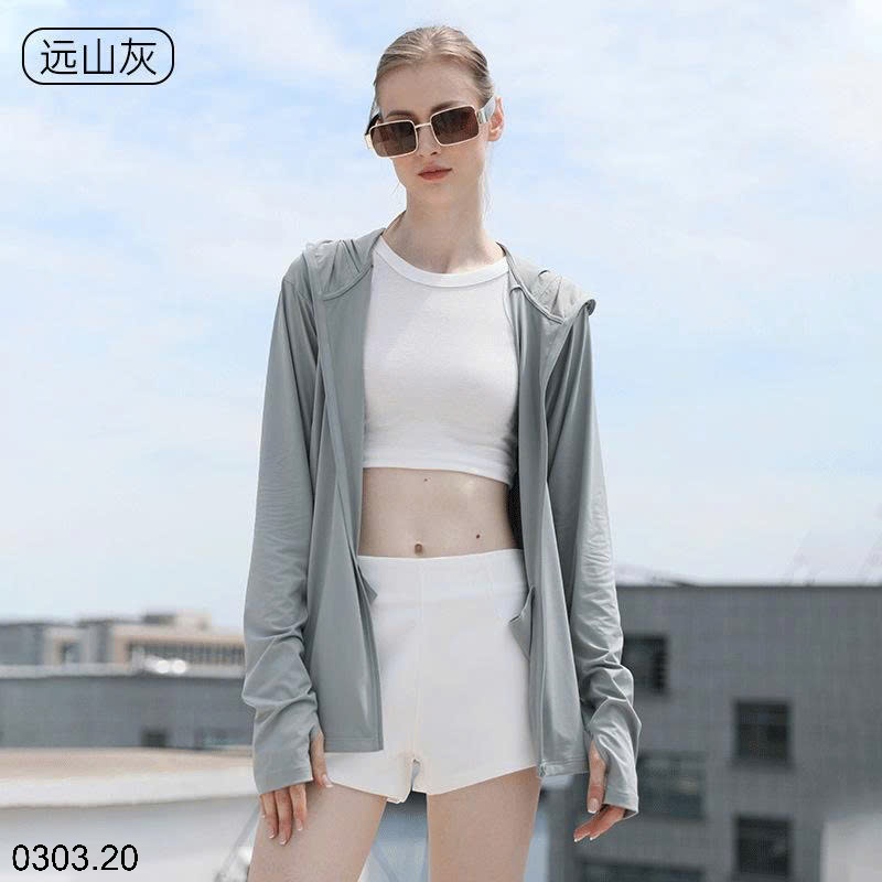 26HA0303.20 - ÁO CHỐNG NẮNG LỤA BĂNG NỮ