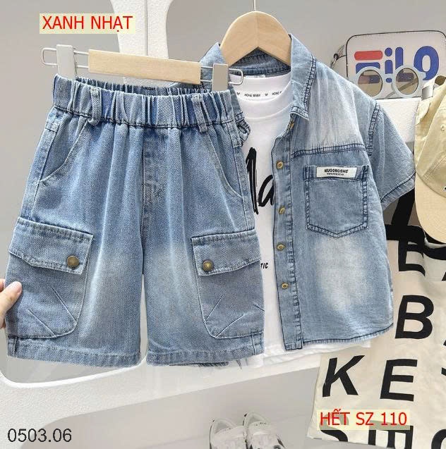 26HA0503.06 - QUẦN SHORT JEAN KACADY BÉ TRAI