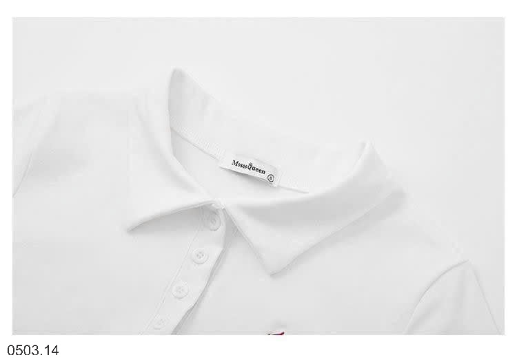 26HA0503.14 - ÁO POLO CỘC TAY MOSE QUEEN CHO NỮ