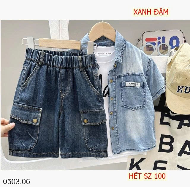 26HA0503.06 - QUẦN SHORT JEAN KACADY BÉ TRAI