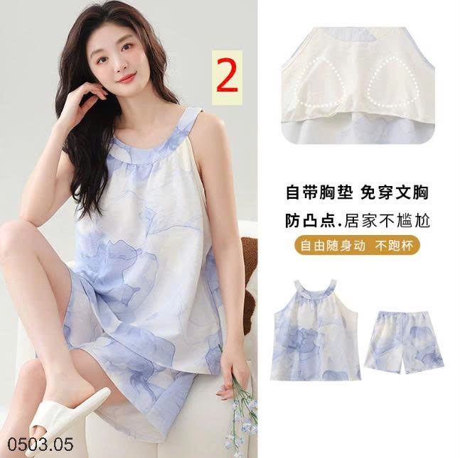 26HA0503.05 - BỘ NGỦ MẶC NHÀ NỮ