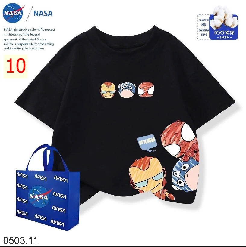 26HA0503.11 - ÁO PHÔNG NASA BÉ TRAI