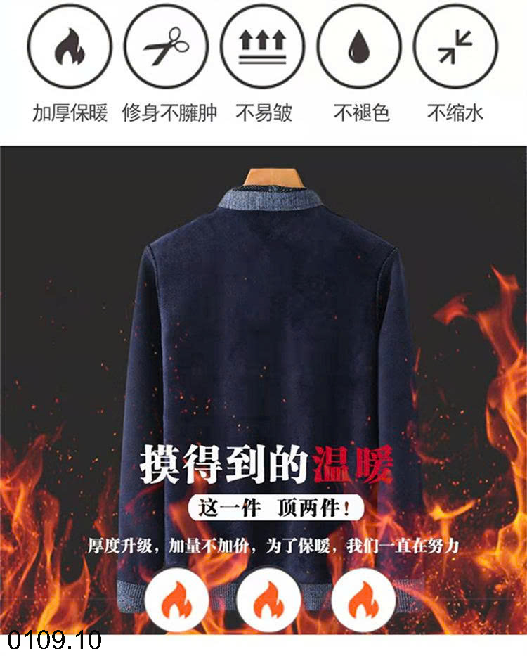 26HA0109.10 - CARDIGAN LÓT LÔNG CỔ V TÚI HÔNG TẶNG BỐ