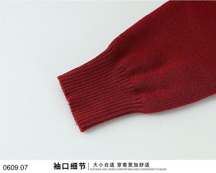 26HA0609.07 - ÁO LEN CARDIGAN THÊU CÔNG TRUNG NIÊN
