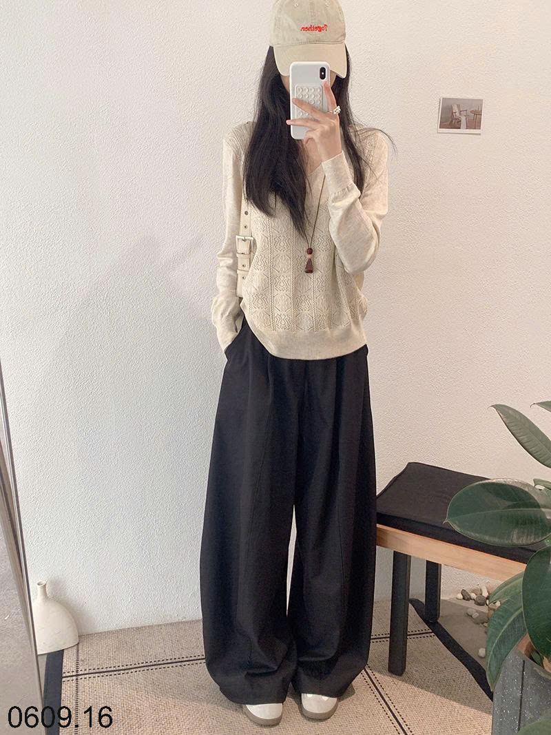 26HA0609.16 - QUẦN XUÔNG ỐNG THỤNG HÃNG KEKEZOON