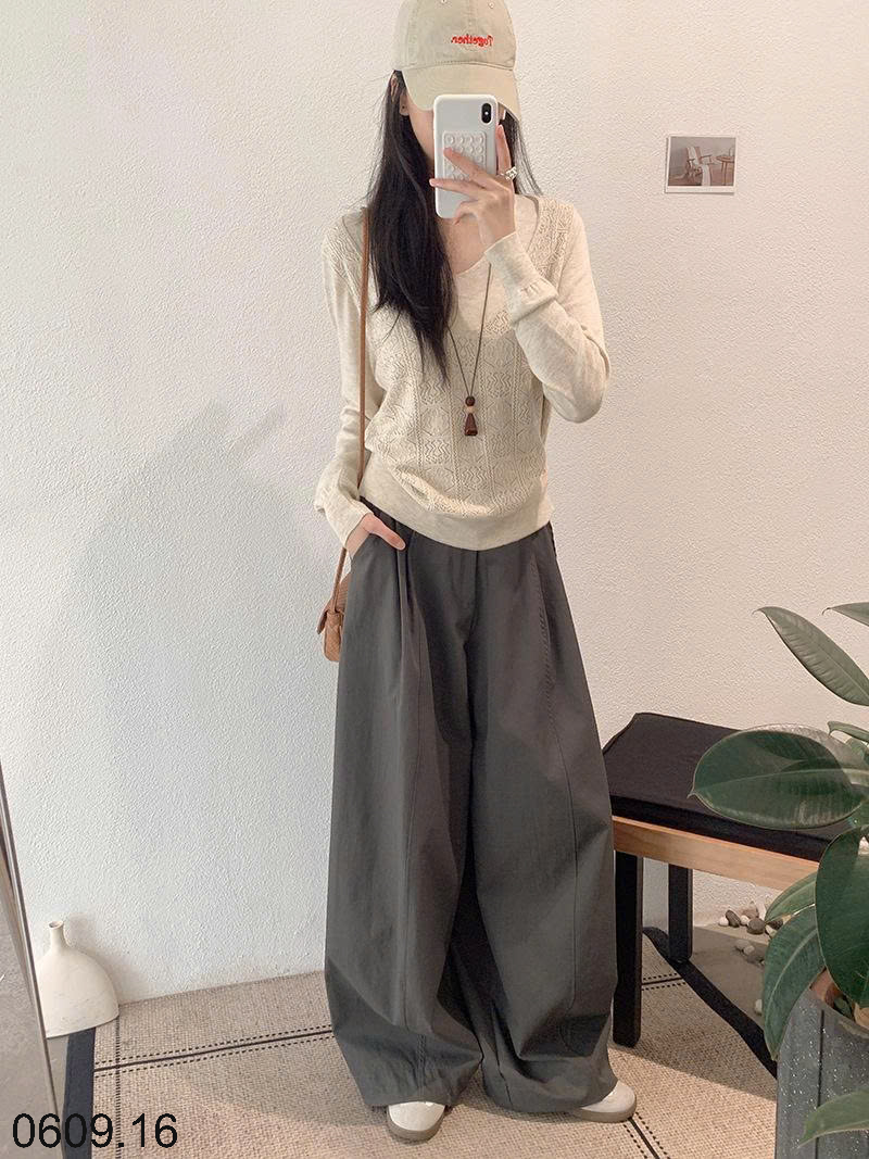 26HA0609.16 - QUẦN XUÔNG ỐNG THỤNG HÃNG KEKEZOON
