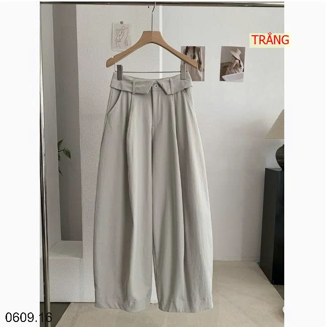 26HA0609.16 - QUẦN XUÔNG ỐNG THỤNG HÃNG KEKEZOON