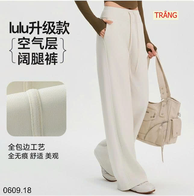 26HA0609.18 - QUẦN ỐNG RỘNG DÁNG XUÔNG DÂY RÚT QUẢNG CHÂU