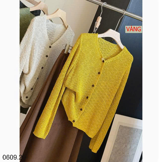 26HA0609.20 - ÁO CARDIGAN DỆT KIM KIỂU HÀN