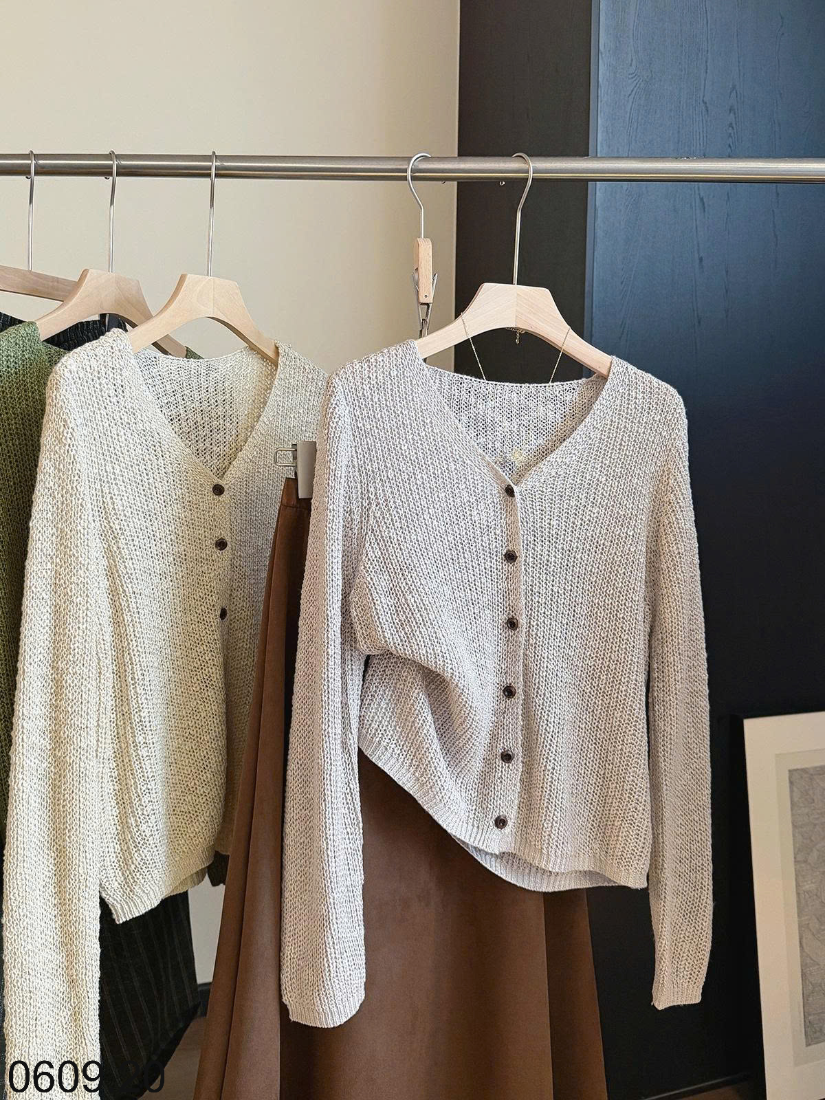 26HA0609.20 - ÁO CARDIGAN DỆT KIM KIỂU HÀN