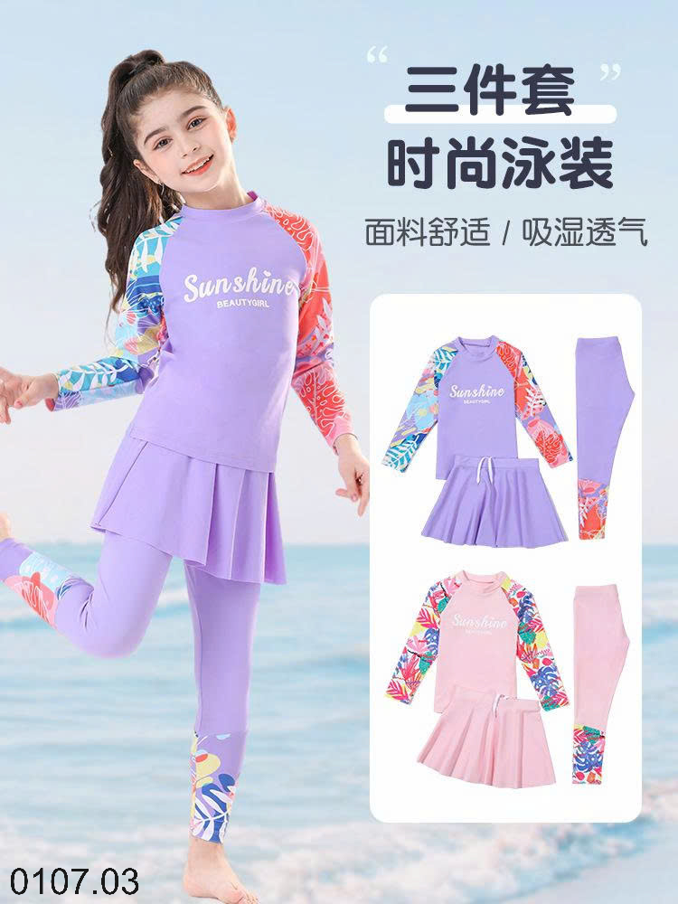 26HA0107.03 - SET BỘ BƠI 3 CHI TIẾT SIZE ĐẠI BÉ GÁI