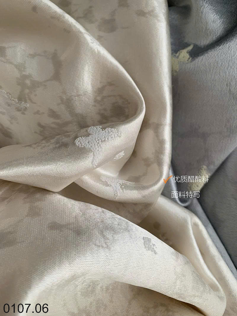 26HA0107.06 - CHÂN VÁY OMALAE SATIN IN HÌNH BƯỚM