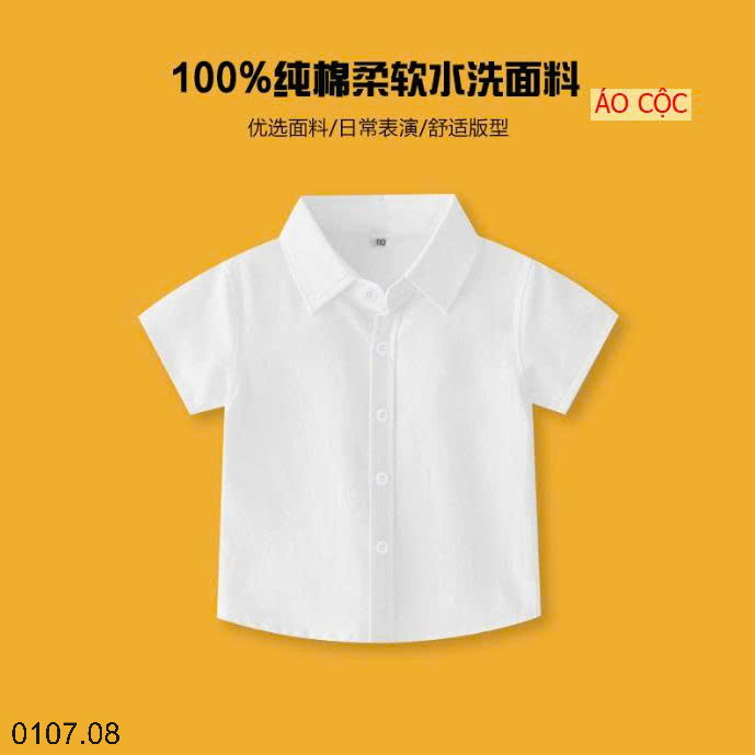 26HA0107.08 - ÁO SƠ MI CHO BÉ