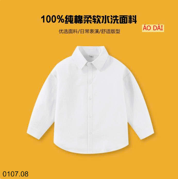 26HA0107.08 - ÁO SƠ MI CHO BÉ