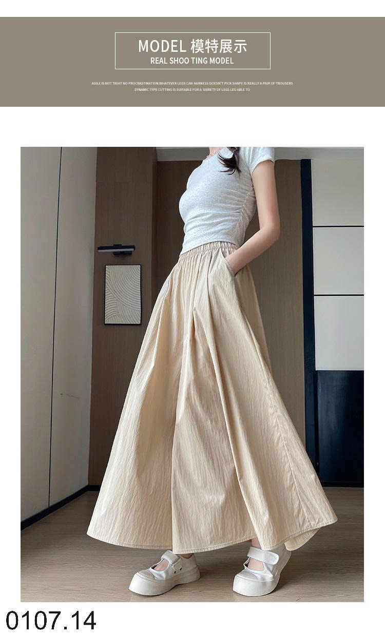 26HA0107.14 - QUẦN GIẢ VÁY YAMAMOTO ỐNG RỘNG