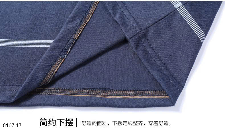 26HA0107.17 - ÁO POLO KẺ TRUNG NIÊN NAM