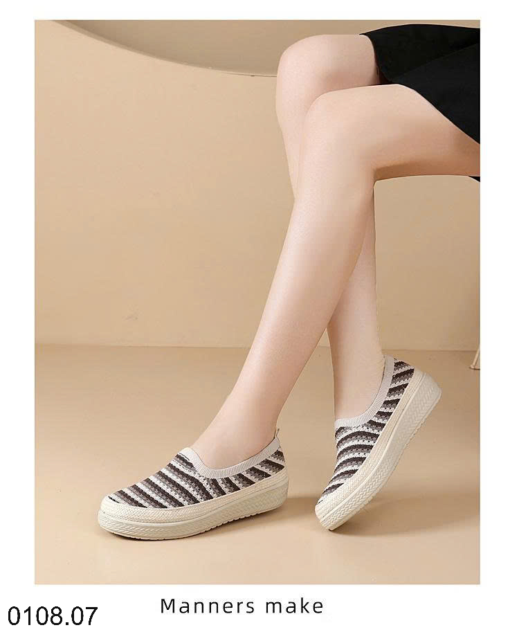 26HA0108.07 - GIÀY SLIPON DỆT KIM