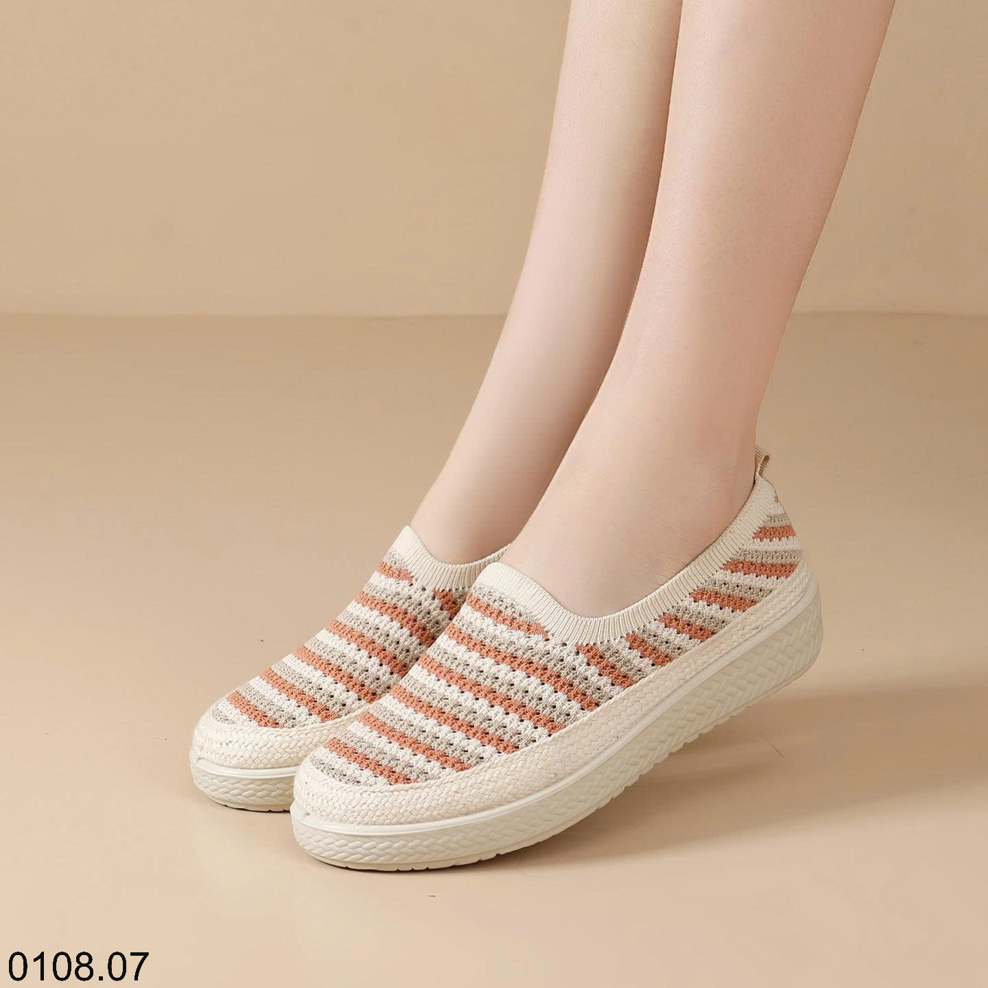 26HA0108.07 - GIÀY SLIPON DỆT KIM