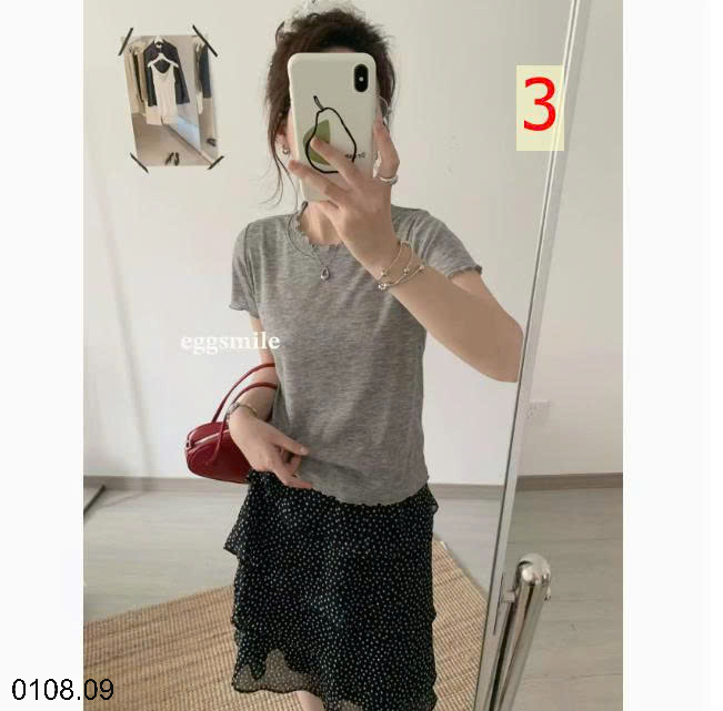 26HA0108.09 - ÁO THUN CỔ VIỀN EGG