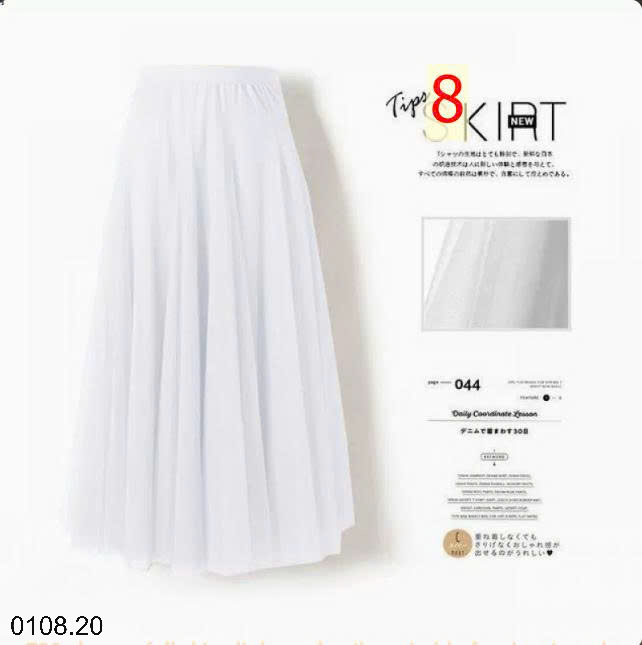 26HA0108.20 - CHÂN VÁY MIDI NỮ